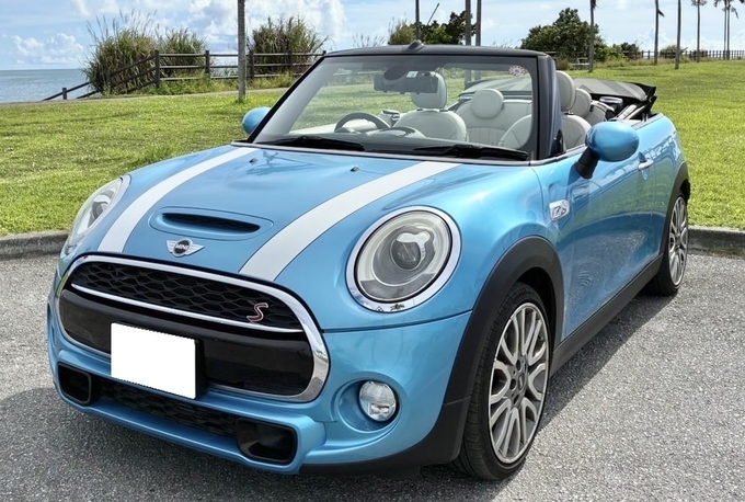 【MINIオープンカー】タクシー代キャッシュバック!Bluetooth対応・充電器・チャイルドシート無料貸出し!
