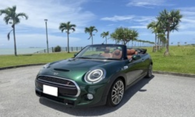 【MINIオープンカー】おしゃれで可愛い愛されボディ!Bluetooth対応・充電器・チャイルドシート無料貸出し!